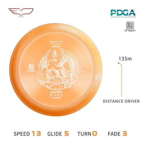 Yikun Disc Golf Driver | Professional PDGA Approved Discs Golf | Phoenix Star Distance Driver | 170-175g | Fairway Golf Disc Perfect for Outdoor Games and Competition