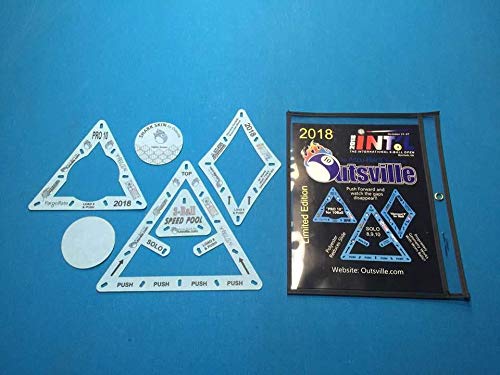 Accu-Rack Outsville Billiards Template Set (Solo, Diamond 9 and Pro 10)