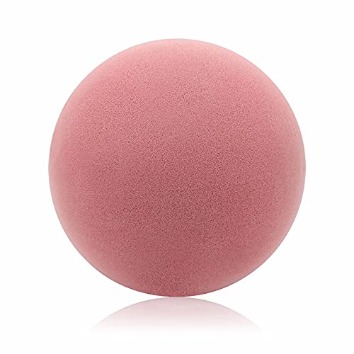 7-Inch Uncoated High Density Foam Ball - for Over 3 Years Old Kids Foam Sports Balls - Soft and Bouncy, Lightweight and Easy to Grasp Foam Silent Balls are Safe for Younger Children - color: Rose Purple