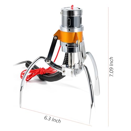 Crane Claw Machine Hand, Arcade Game Machine Claw, Unassembled Claw Arm Accessories with Coil, Doll Machine Spare Clamp Part, 6.3in Diameter