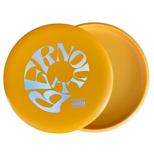 Bernoulli Recycled Plastic Disc Golf Putter Disc | 175-180 Gram | PDGA Approved - color: Mustard