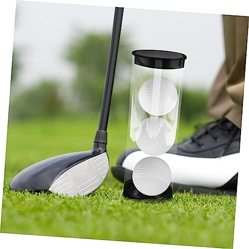 Toddmomy Golf Tube Clear Baseball Display Case Golfs Case Golfs Organizers Art Tube Golf Display Case Clear Tubes