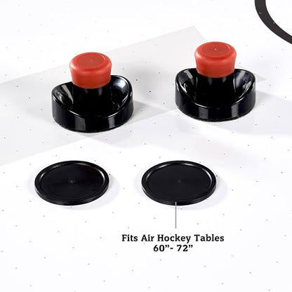 Hall of Games Air Hockey Table, Indoor Arcade Gaming Sets with Electronic Score Systems, Perfect for Family Game Rooms - style: Pushers for Medium Tables