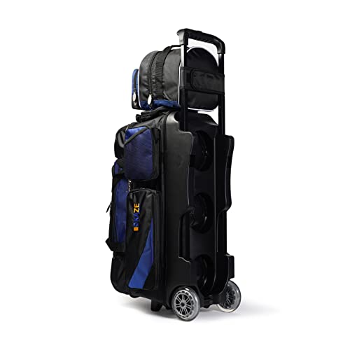 3 Ball Bowling Roller + 1 Ball Color Matching Add On Tote - color: Blue-Black