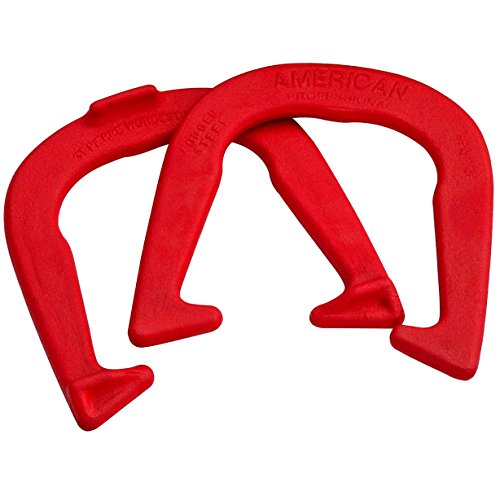 St. Pierre American Professional Series Horseshoes Complete Set: Includes 4 Horseshoes, Solid Steel Stakes, and Rule Book.