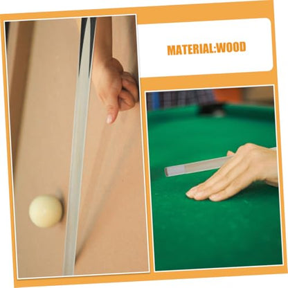 BESPORTBLE 3Pcs Mini Pool Cue Sticks for Short Hardwood Billiard Cues Safe Portable Snooker Training Props Develops Hand Eye Coordination for Home