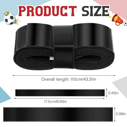 8 Pcs Foosball Wraps Foosball Table Parts Foosball Handle Grips Wraps Foosball Table Replacement Accessories with Velvety Comfort for Tournament Anti Slip and Absorbent Grip, Black