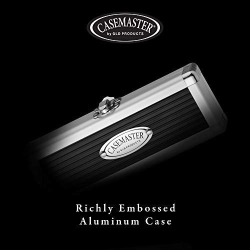 Casemaster Accolade Aluminum Dart Case Holds 3 Steel Tip and Soft Tip Darts, Slim Profile Fits into Your Pocket - size: One Size
