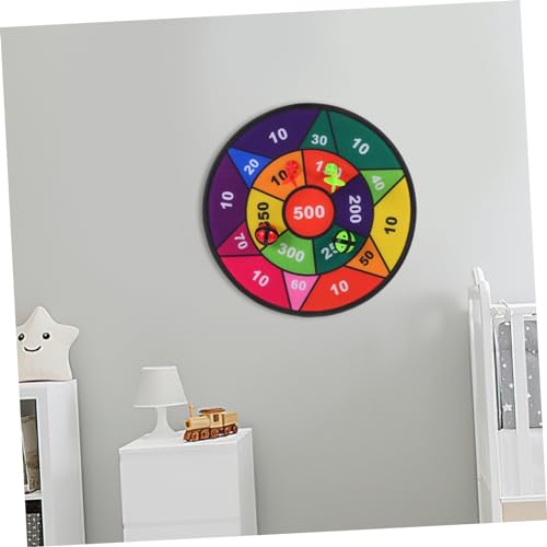 BESPORTBLE 1Set Extra Sticky Dart Board Game for Fun with Sticky Balls Engaging Party for Family Friends for All Ages