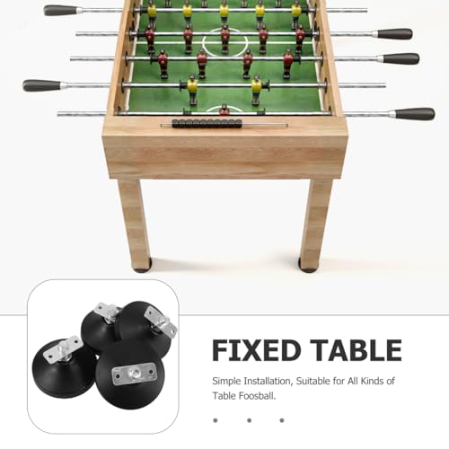 4Pcs Adjustable Feet Levelers for Foosball Table Football Machine Anti Skid Rubber Leg Levelers Furniture Leveling Pads for Game Room Tables