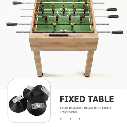 4Pcs Adjustable Feet Levelers for Foosball Table Football Machine Anti Skid Rubber Leg Levelers Furniture Leveling Pads for Game Room Tables