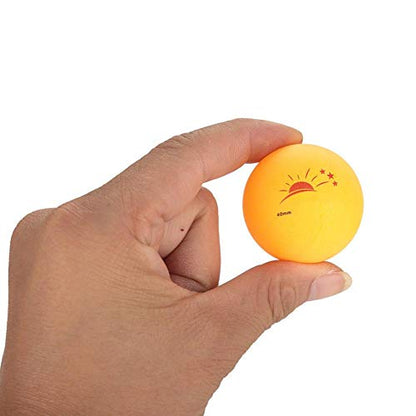 Vbest life Ping Pong Balls with Box, 60 Pcs 3-Star Table Tennis Ball Ping Pong Balls for Competition Training Entertainment - color: Orange