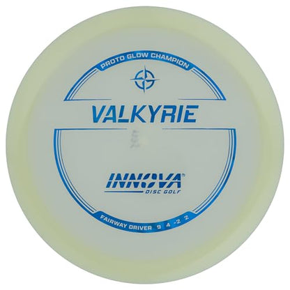 Innova Proto Glow Champion Valkyrie – Glow in The Dark Disc Golf Driver - size: 173-175g