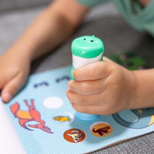 Melissa & Doug Sticker Wow!™ Dinosaur Bundle: 24-Page Activity Book, Refillable Sticker Stamper, Mini Pad, 500 Stickers, Arts and Crafts for Kids Ages 3+ - color: Dinosaur, size: Single