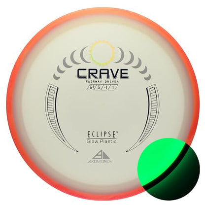 Axiom Discs Eclipse Glow 2.0 Crave Disc Golf Fairway Driver (Colors May Vary) - size: 165-170g