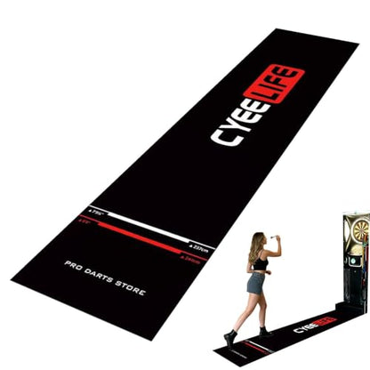Dart Oche Mat,Professional Dart Rug Non Slip Carpet Mats,Non-Slip Portable Floor Protection-34x300cm - color: A