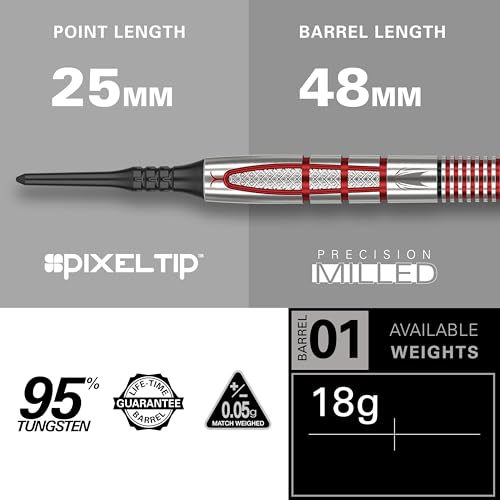 Target Darts Nathan Aspinall Gen 2 18G 95% Tungsten Soft Tip Darts Set