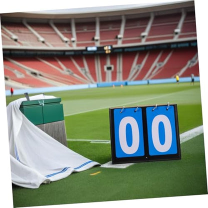 Happyyami 2pcs Portable Dual-Sided Flip Scoreboard for Basketball Games with Quick Flip Mechanism Lightweight Tabletop Score Keeper for Sports Matches Use Design Enhances Visibility and