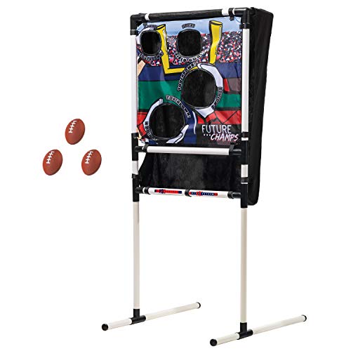 Franklin Sports Kids Football Target Toss with Mini Balls - Indoor Football Passing Game for Kids - Targets Included