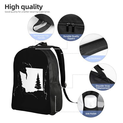 Washington State Tree Backpacks For Men Women Book Bag Travel Hiking Camping Work Lightweight - color: Ye2