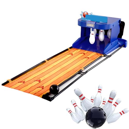 Home Bowling Alleys,Electric Bowling Machine,Electronic Bowling Alley Game for Home,with LED Scoreboard, Automatic Reset, Lighting & Sound Effects,for Children and Adults 3.5m/11.5ft - size: 3.5m/11.5ft