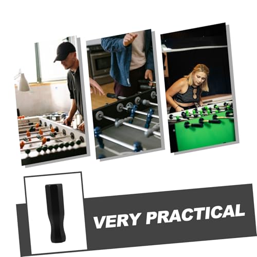 Sturdy Foosball Handle Grip Ergonomic Nonslip Replacement Part for Easy Installation and Enhanced - color: Black