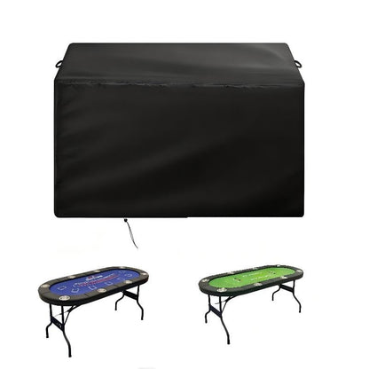420D Poker Table Cover Compatible with POKERPAL Collapsible Casino Table | 72"Lx33"Wx30"H,Black Waterproof Blackjack Table Cover,Adjustable Drawstring,Pet-resistant - size: 72"Lx33"Wx30"H