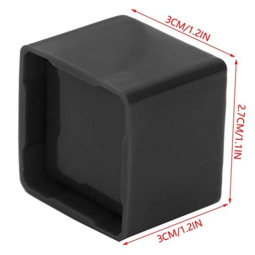 Zerone Billiard Chalk Holder, Secure Fit Pool Cue Tip Lubricator with Portable Design for Billiard Enthusiasts Snooker Lovers and Pool Player (Black)