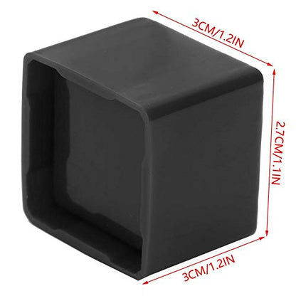 Zerone Billiard Chalk Holder, Secure Fit Pool Cue Tip Lubricator with Portable Design for Billiard Enthusiasts Snooker Lovers and Pool Player (Black)