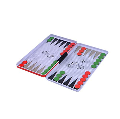 The Purple Cow Magnetic Travel Backgammon Game for Kids & Adults. Game for 2 Players. Hours of Fun, from 4 to 99 Years - color: Backgammon
