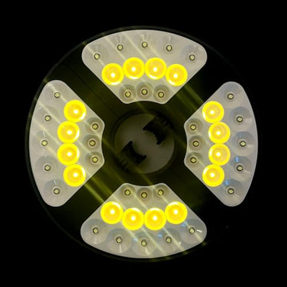 Disc Store Disc Golf Basket Light - Water-Resistant Disc Sports Golf Hole Lights with Stepless Dimming, White LED & Yellow Natural Lights, Up to 72-Hour Runtime