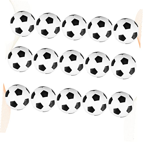 balacoo 15pcs Tabletop Soccer Game Accessory Mini Replacement Balls Foosball Balls for Boys and Girls and Adults