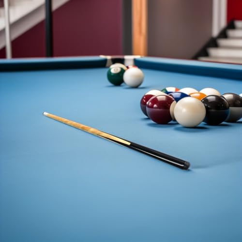 Pool Cue Stick Short Billiards Practice Cue for Beginners Smooth Body Comfortable Grip for Pool Tables Under Easy to Use and Accurate Shots