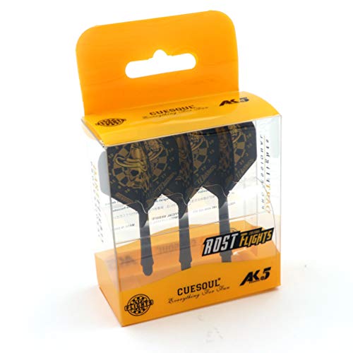 CUESOUL Jazz-Metal ROST Integrated Dart Shaft and Flights Standard Shape,Set of 3 pcs - color: CS-JMAK51XKLTJ