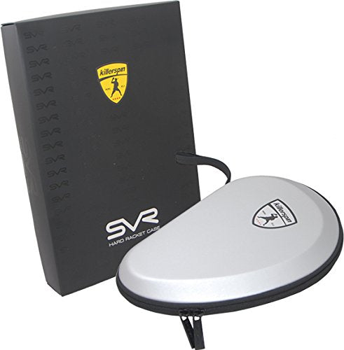 Killerspin SVR Hard Racket Case, Silver/Black