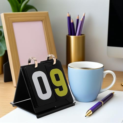 Portable Card Game Score Keeper with Manual Flip 2-Digit Display, Plastic Scoring Tool Featuring Precise Scoring and Smooth Flipping Mechanism for Tabletop Competitions and Gaming