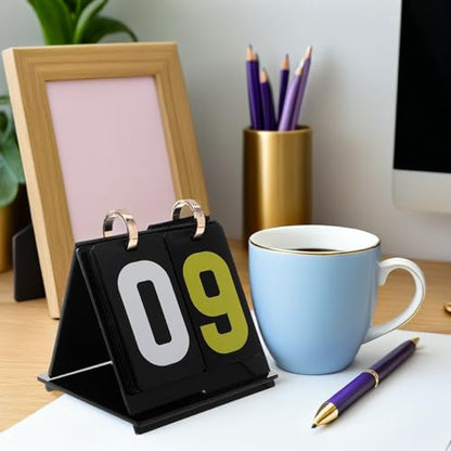 Portable Card Game Score Keeper with Manual Flip 2-Digit Display, Plastic Scoring Tool Featuring Precise Scoring and Smooth Flipping Mechanism for Tabletop Competitions and Gaming