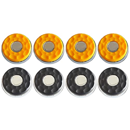harayaa 8 Pieces Shuffleboard Pucks Replacements Matt Surface Board Pucks Tabletop Shuffleboard Game Accessories Smooth Movement Design High Density