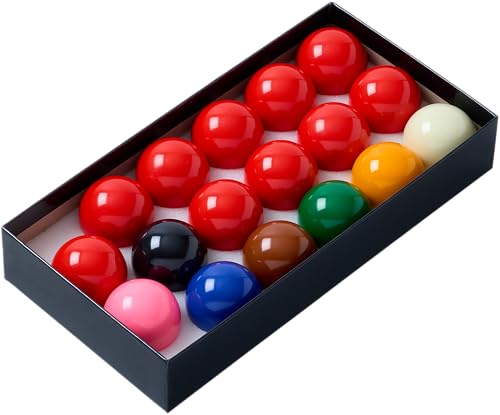PowerGlide 17 Ball Snooker Set 1" 1/5 (37.5MM), 1" 3/4 (44.5MM), 1" 7/8 (47.5MM) - size: 1\"7/8 (47.5 mm)