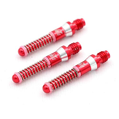 CUESOUL TERO AK7 Aluminum Dart Shafts 25.2mm Built-in Spring Telescopic for Steel Tip Darts and Soft Tip Darts - color: Red