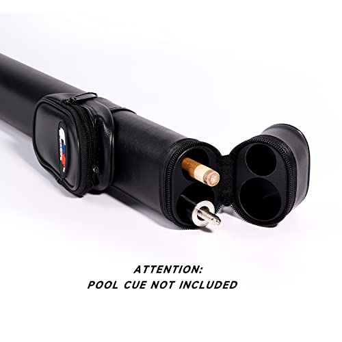 GSE Games & Sports Expert Billiard Cue Cases, 1x1 Deluxe Hard Billiard Pool Cue Stick Carrying Case, Pool Billiards Accessories (Several Colors Available) - color: Deluxe - Black