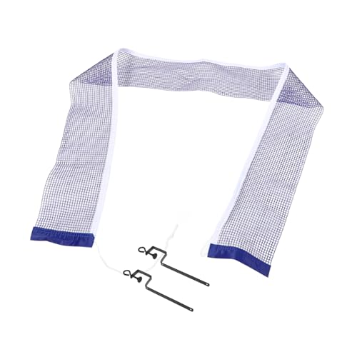Portable Table Tennis Net with Iron Bracket and Polyester Mesh for Indoor Outdoor Use Quick Assembly Pingpong Net for Training and Competitive Play Suitable for Adults