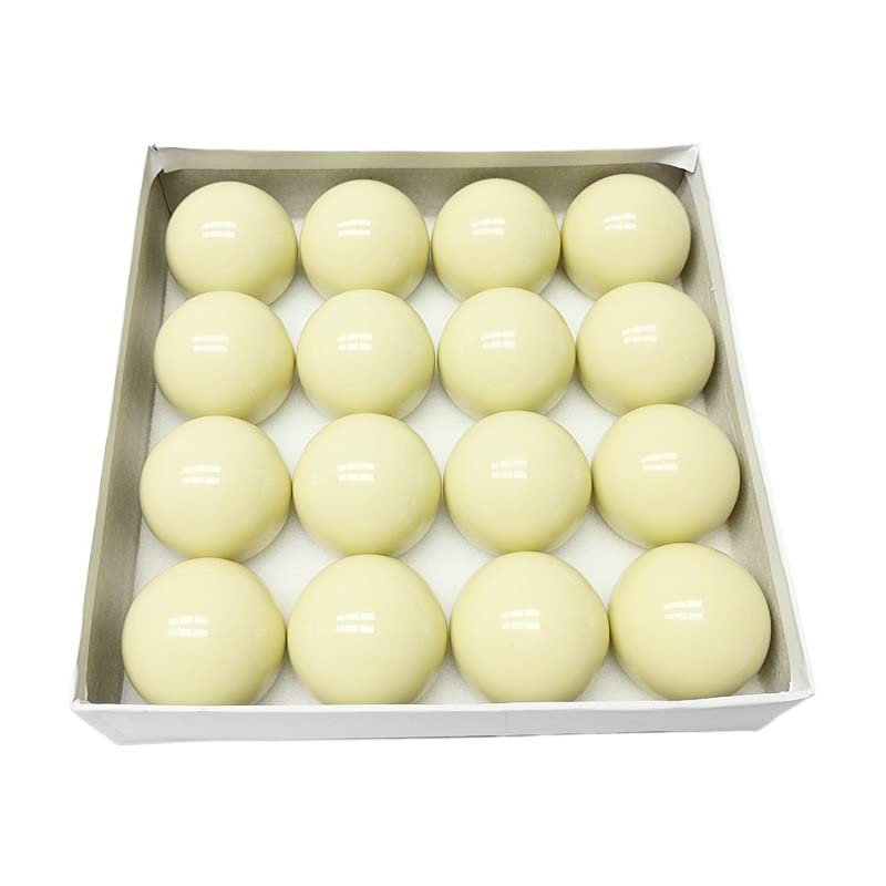 2 1/4" Pool Table Cue Ball - White Training Ball, 6 oz