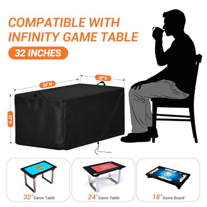 Arcade Machine Cover, Heavy-Duty Waterproof Protection for Pinball & Arcade Cabinets, Fits Most Standard Home Game Machines - size: 34"L x 22"W x 22"H