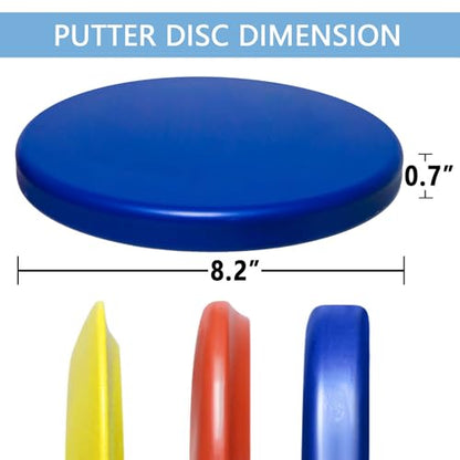 Disc Golf Putter Flying Golf Discs Set of 6 for Beginners – DIY Your Discs - style: Putter
