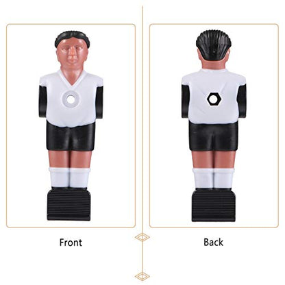 SEWACC 10cs Foosball Men Replacement Foosball Player Figurine Foosball Accessories Soccer Table Parts