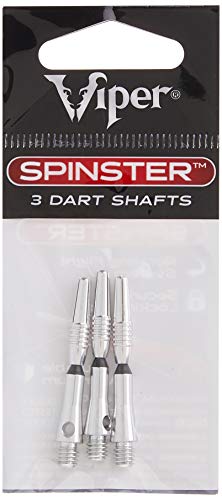 Viper Spinster Aluminum Dart Shaft - color: Silver, style: Short (SH)