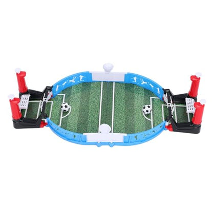 Mini Foosball Table, Double Player Battle Tabletop Football Game, Desktop Soccer Game with 2 Balls 2 Toy Tray 8 Accessories for Adults Kids Family Room