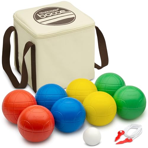GoSports 90 mm Bocce Ball Sets - Outdoor Lawn Game - Composite or Resin - color: Composite