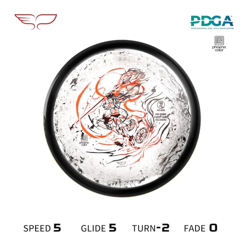 Yikun Disc Golf| Pro Worlds 2025 Limited Edition | | Fairway-Distance Hybrid Disc | Max 100m+ Flights for All Skill Levels | Late-Turn Glide & Reliable Fade | PDGA Approved 170-176g - color: black